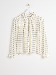 Oliver Bonas White Stripe Shirt - Image 1 of 5