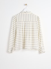 Oliver Bonas White Stripe Shirt - Image 2 of 5