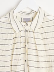 Oliver Bonas White Stripe Shirt - Image 3 of 5