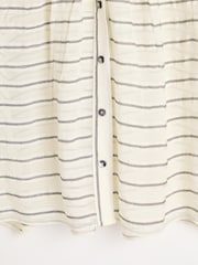 Oliver Bonas White Stripe Shirt - Image 5 of 5