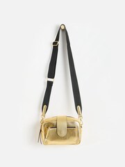 Oliver Bonas Gold Tone Charlee Bottle Cross-Body Bag - Image 1 of 6