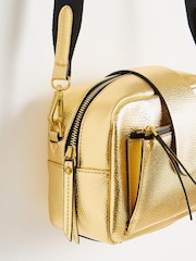 Oliver Bonas Gold Tone Charlee Bottle Cross-Body Bag - Image 3 of 6