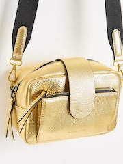 Oliver Bonas Gold Tone Charlee Bottle Cross-Body Bag - Image 4 of 6