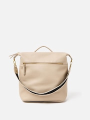 Oliver Bonas Brown Ethel Stripe Backpack - Image 1 of 6