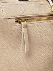 Oliver Bonas Brown Ethel Stripe Backpack - Image 4 of 6