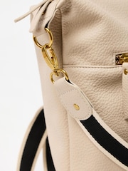 Oliver Bonas Brown Ethel Stripe Backpack - Image 5 of 6