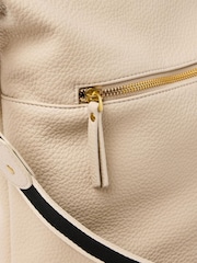 Oliver Bonas Brown Ethel Stripe Backpack - Image 6 of 6