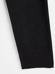 Oliver Bonas Black Tie Waist Tapered Trousers - Image 5 of 5