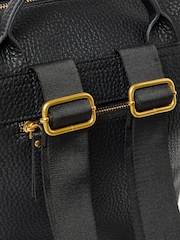 Oliver Bonas Black Ethel Strap Backpack - Image 6 of 6