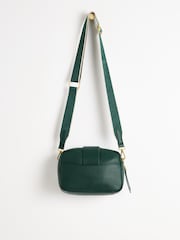 Oliver Bonas Green Charlee Bottle Cross-Body Bag - Image 2 of 6