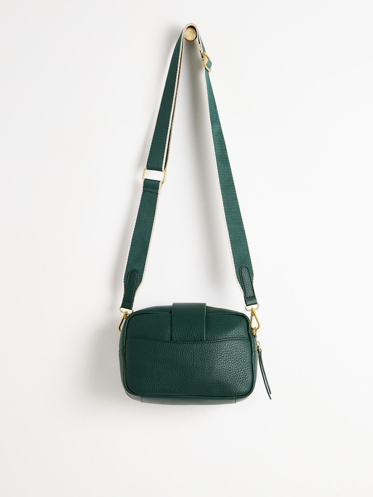Oliver Bonas Green Charlee Bottle Cross-Body Bag - Image 2 of 6