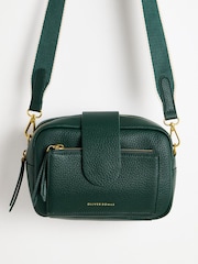 Oliver Bonas Green Charlee Bottle Cross-Body Bag - Image 3 of 6
