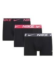 Nike Black Black Essential Micro Boxers 3 Pack - Image 1 of 1