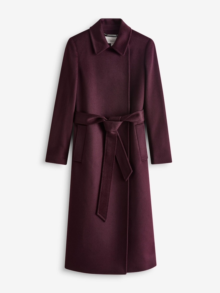 Hobbs Purple Livia Wool Coat - Image 5 of 5