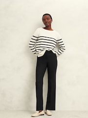 Hobbs Black Gerrie Straight Trousers - Image 3 of 4