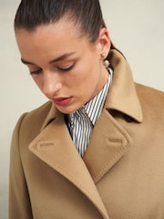 Hobbs Brown Livia Wool Coat - Image 4 of 5