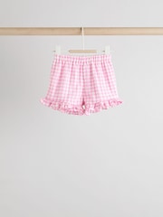 Pink Gingham 100% Cotton Baby Shirt And Shorts Set (0mths-3yrs) - Image 7 of 15