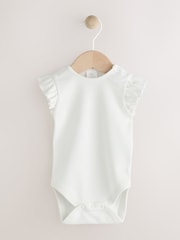 Blue/White Floral Baby Short Sleeve Bodysuit and Dungarees Set (0mths-2yrs) - Image 2 of 9