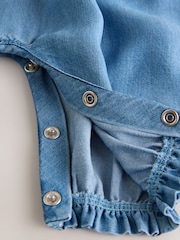 Denim Baby Frill Front Romper (0mths-2yrs) - Image 5 of 5