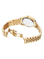 Jacques Du Manoir Gold Tone Ladies Swiss Made Inspiration Bracelet Watch - Image 3 of 4