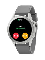 Harry Lime Grey Series 27 Silicone Strap Smart Watch With True Wireless Earphone In Charging Case - Image 3 of 6