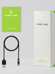 Harry Lime Grey Series 27 Silicone Strap Smart Watch With True Wireless Earphone In Charging Case - Image 4 of 6