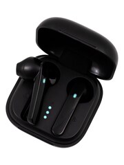 Harry Lime Black Series 27 Silicone Strap Smart Watch With True Wireless Earphone In Charging Case - Image 2 of 6