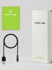 Harry Lime Black Series 27 Silicone Strap Smart Watch With True Wireless Earphone In Charging Case - Image 6 of 6
