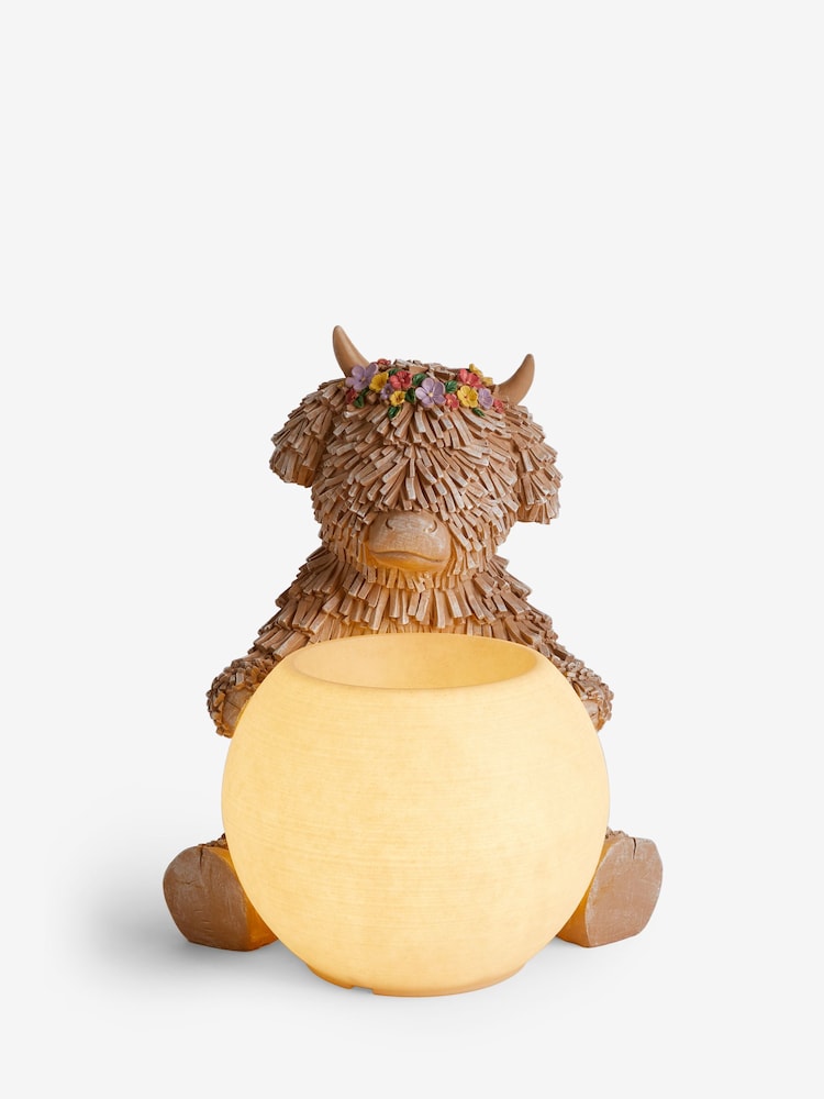 Natural Hamish Planter Outdoor Solar Light - Image 5 of 5 Natural Hamish Planter Outdoor Solar Light - Image 5 of 5
