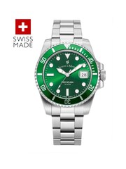 Jacques Du Manoir Silver Tone Gents Swiss Made Inspiration Stainless Steel Bracelet Watch - Image 1 of 1