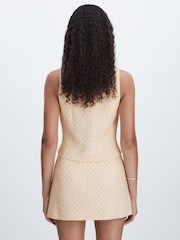 Anna Quan Chevron-Weave Button-Through Top - Image 5 of 6