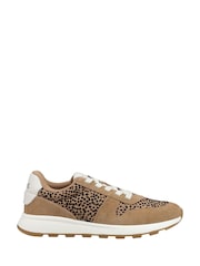 TOMS Travel Lite Retro Leopard Print Trainers - Image 1 of 4