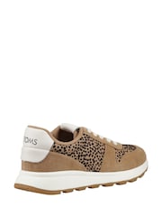 TOMS Travel Lite Retro Leopard Print Trainers - Image 3 of 4
