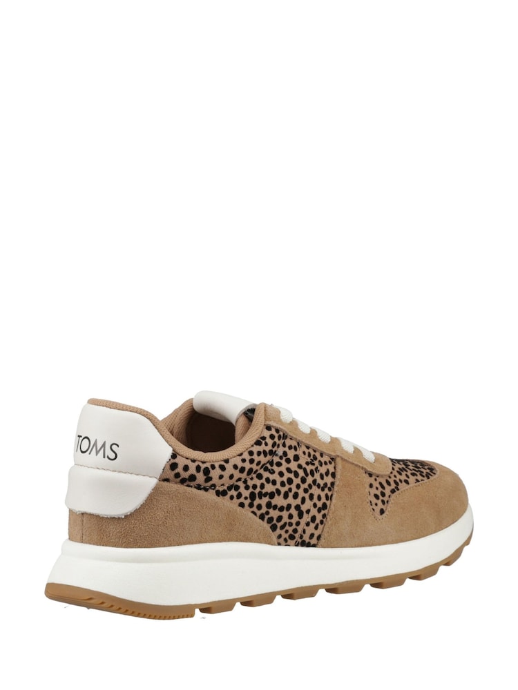 Buy TOMS Travel Lite Retro Leopard Print Trainers from the Next UK