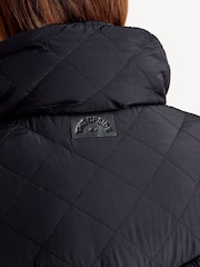 The Upside Black Check Lumiere Fox Puffer Jacket - Image 5 of 6