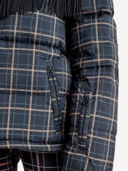 The Upside Black Check Lumiere Fox Puffer Jacket - Image 6 of 6
