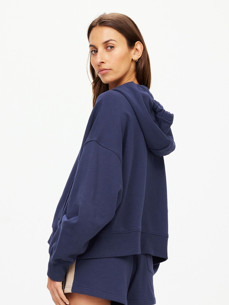 The Upside Navy Cascade Jude Crop Hoodie - Image 2 of 5