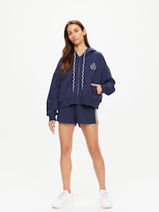 The Upside Navy Cascade Jude Crop Hoodie - Image 3 of 5