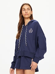 The Upside Navy Cascade Jude Crop Hoodie - Image 4 of 5