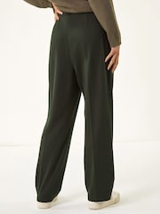 Roman Green Petite Straight Leg Ponte Stretch Trousers - Image 3 of 4