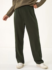 Roman Green Petite Straight Leg Ponte Stretch Trousers - Image 4 of 4