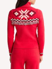 The Upside Red Keystone Blanche Half Zip Sweater - Image 3 of 5