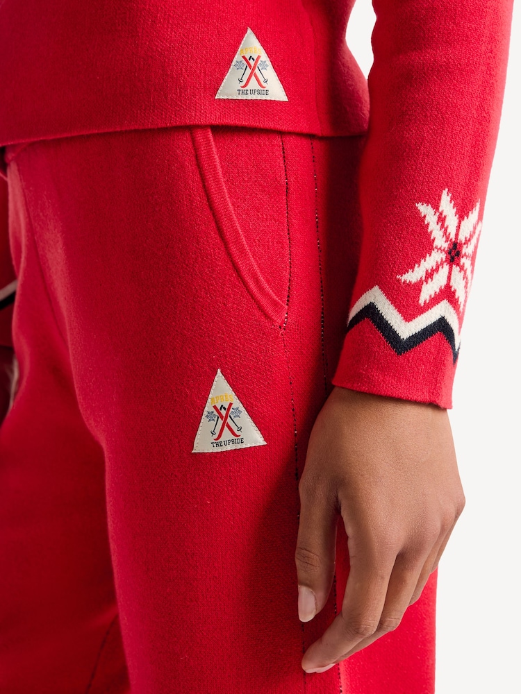 The Upside Red Keystone Blanche Half Zip Sweater - Image 5 of 5
