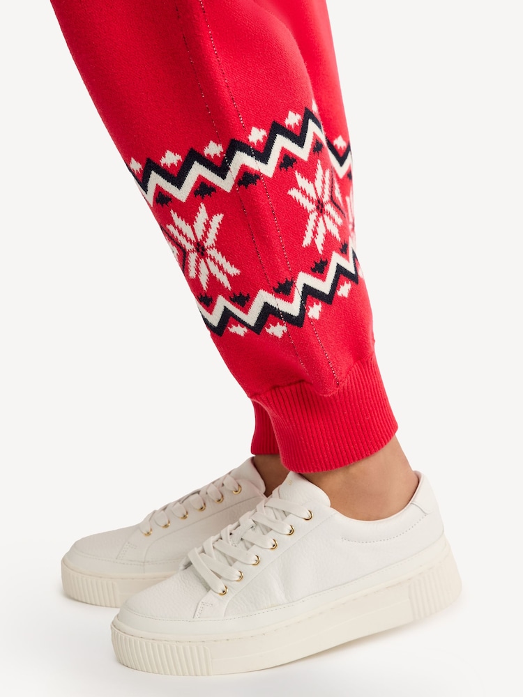 The Upside Red Keystone Jojo Knit Joggers - Image 5 of 5