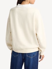 The Upside Natural Pascal Collared Crew Jumper - Image 3 of 4