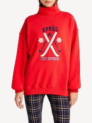 The Upside Red Off Piste Clementine Jumper - Image 3 of 4