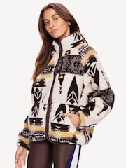 The Upside Multi Multi Totem Harlow Zip Up Fleece Jacket - Image 3 of 5