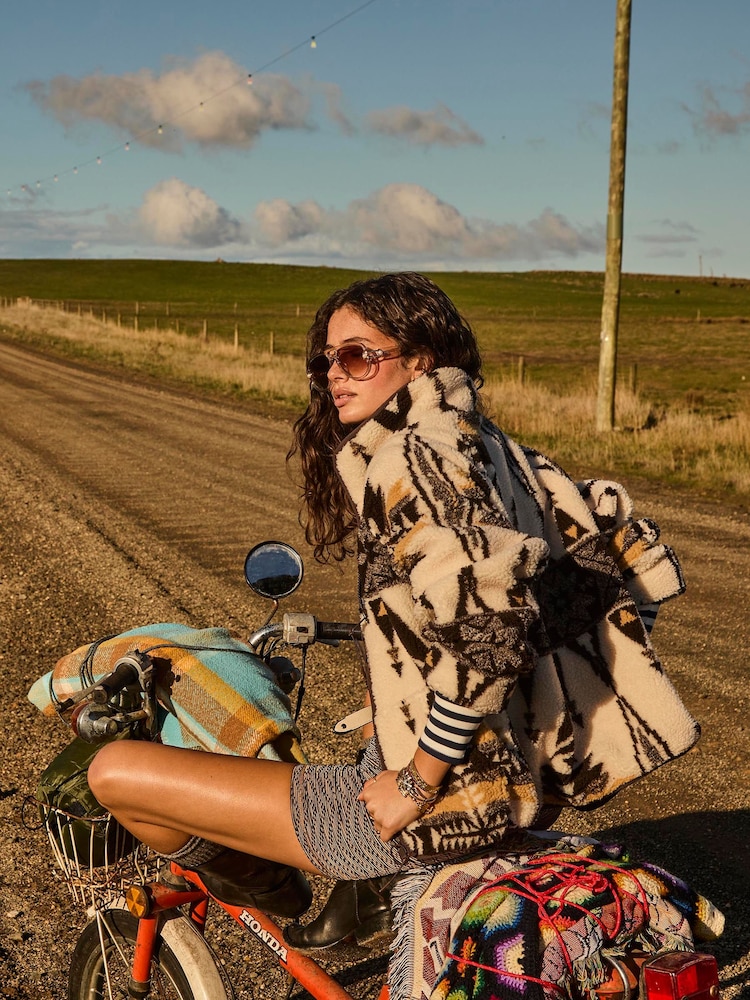 The Upside Multi Multi Totem Harlow Zip Up Fleece Jacket - Image 5 of 5