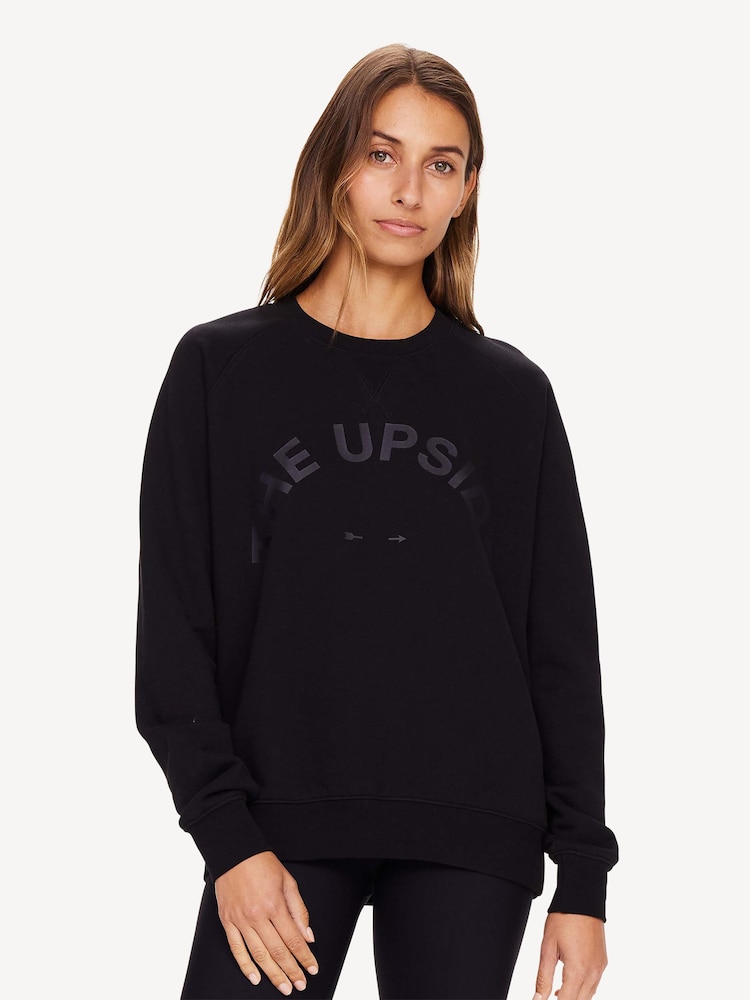 The Upside Black Newport Crew Jumper - Image 1 of 4 The Upside Black Newport Crew Jumper - Image 1 of 4
