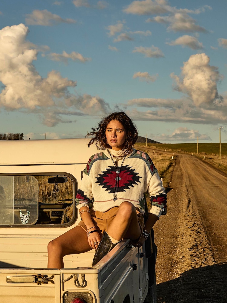 The Upside Natural Pacha Clara Knit Crew Jumper - Image 5 of 5